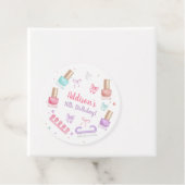 Mani-Pedi Party Manicure Pedicure Nail Polish Bedankjes Labels (In situ)