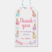 Mani-Pedi Party Manicure Pedicure Nail Polish Cadeaulabel (Voorkant)