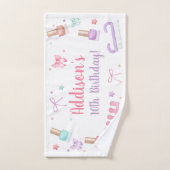 Mani-Pedi Party Manicure Pedicure Nail Polish Handdoek (Handdoek)