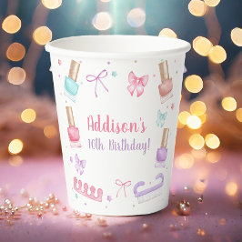 Mani-Pedi Party Manicure Pedicure Nail Polish Papieren Bekers