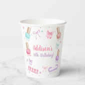 Mani-Pedi Party Manicure Pedicure Nail Polish Papieren Bekers (Achterkant)