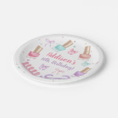 Mani-Pedi Party Manicure Pedicure Nail Polish Papieren Bordje (Gekanteld)