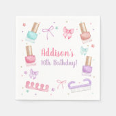 Mani-Pedi Party Manicure Pedicure Nail Polish Servet (Voorkant)