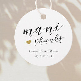 Mani Thanks Bruidsfeest Nagellak Bedankjes Labels