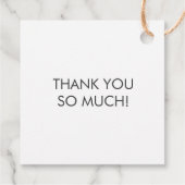 Mani Thanks Labels, Manicure Set Cadeaulabel, Kraf Bedankjes Labels (Achterkant)