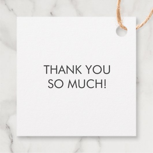 Mani Thanks Labels, Manicure Set Cadeaulabel, Kraf Bedankjes Labels (Achterkant)