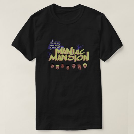 Maniac Mansion T-shirt (Design voorkant)