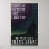 Maniac Mansion Vintage Poster (Voorkant)