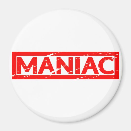 Maniac Stamp Magneet (Voorkant)