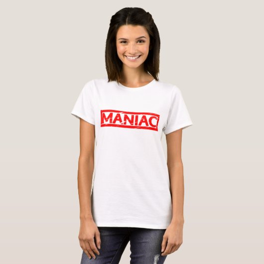 Maniac Stamp T-shirt (Voorkant volledig)