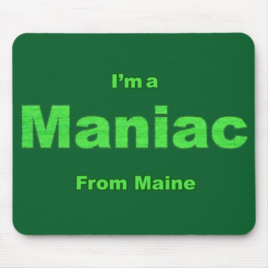 Maniac uit Maine Muismat (Voorkant)