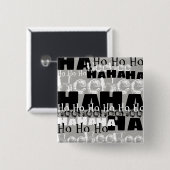 Maniacal Laughter Vierkante Button 5,1 Cm (Voorkant /achterkant)