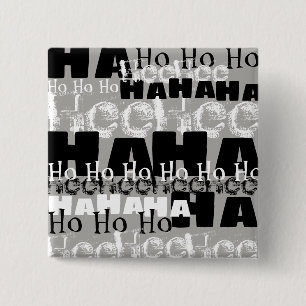 Maniacal Laughter Vierkante Button 5,1 Cm