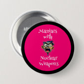 Maniacs Knop Ronde Button 7,6 Cm (Voorkant /achterkant)