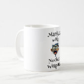 Maniacs koffiekop koffiemok (Voorkant links)