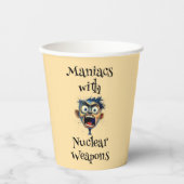 Maniacs Papieren Bekertje Bekers (Voorkant)