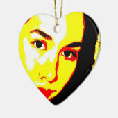 Manic Kin 5 Keramisch Ornament (Links)