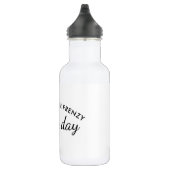 Manic Momday Busy Mom Funny Mother's Day Design Waterfles (Rechts)