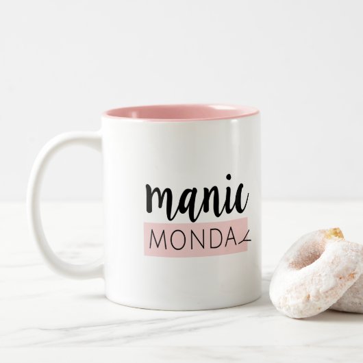 MANIC MONDAY Trendy Work Mam Coffee Mok (Met donut)