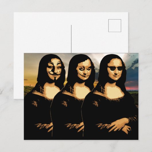 Manic Reality Road Trip Canvas Print Briefkaart (Voorkant / Achterkant)