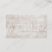 MaNiche - Jada Visitekaartje (Achterkant)