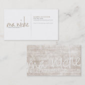 MaNiche - Shawn Visitekaartje (Voorkant / Achterkant)