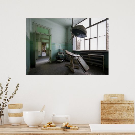 Manicomio Krankenzimmer 2 Poster (Keuken)
