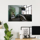 Manicomio Krankenzimmer 2 Poster (Thuiskantoor)