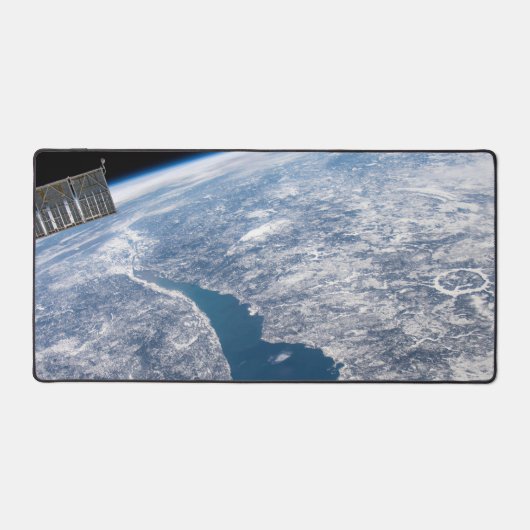 Manicouagan krater en de St. Lawrence rivier Bureaumat (Voorkant)