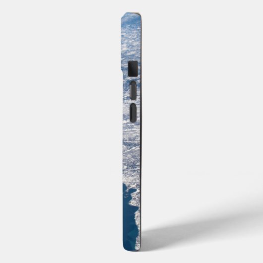 Manicouagan krater en de St. Lawrence rivier Case-Mate iPhone Case (Achterkant / Links)