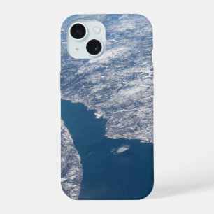 Manicouagan krater en de St. Lawrence rivier iPhone 15 Case