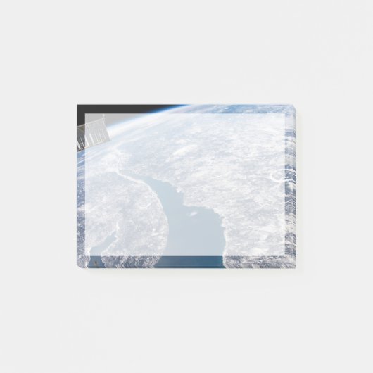 Manicouagan krater en de St. Lawrence rivier Post-it® Notes (Voorkant)