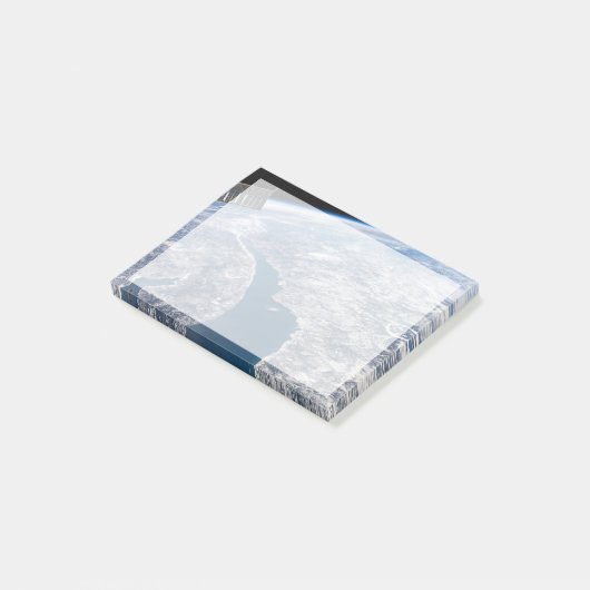 Manicouagan krater en de St. Lawrence rivier Post-it® Notes (Schuin)