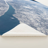 Manicouagan krater en de St. Lawrence rivier Sherpa Deken (3/4)