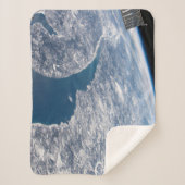 Manicouagan krater en de St. Lawrence rivier Sherpa Deken (Voorkant)