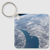 Manicouagan krater en de St. Lawrence rivier Sleutelhanger (Voorkant)