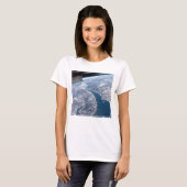 Manicouagan krater en de St. Lawrence rivier T-shirt (Voorkant volledig)