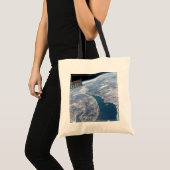 Manicouagan krater en de St. Lawrence rivier Tote Bag (Voorkant (product))