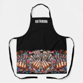 Manicure en make-upsalon schort (Voorkant)