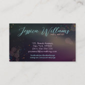 Manicure Handen en Bloemen - Waterverf Visitekaartje (Achterkant)