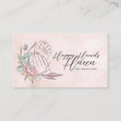 Manicure Handen en Bloemen - Waterverf Visitekaartje (Voorkant)