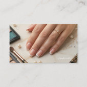 Manicure kunstenaar visitekaartje (Voorkant)