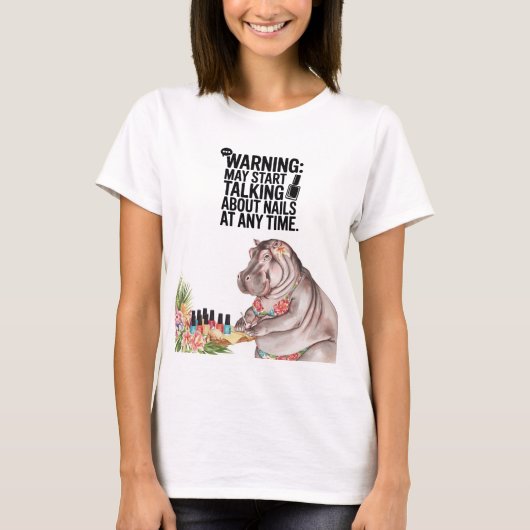 Manicure Kustschoonheid Personeel T-shirt (Voorkant)