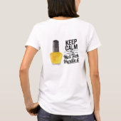 Manicure Kustschoonheid Personeel T-shirt (Achterkant)