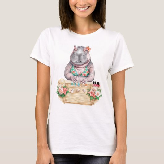 Manicure Kustschoonheid Personeel T-shirt (Voorkant)