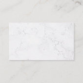 manicure | nagelknipper | Marmeren achtergrond Visitekaartje (Achterkant)