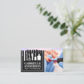 Manicure Nagels Geverfd | Nagellak Drip Visitekaartje (Staand voorkant)