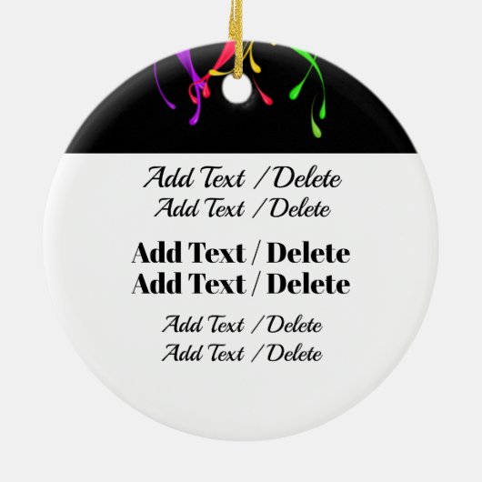 Manicure Nail Art Keramisch Ornament (Achterkant)