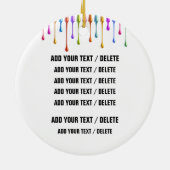 Manicure Nail Salon Keramisch Ornament (Achterkant)