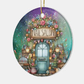 Manicure Nail Salon Keramisch Ornament (Links)